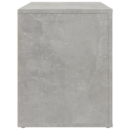 Comodino Grigio Cemento 60x36x45 cm in Legno Multistrato - homemem39