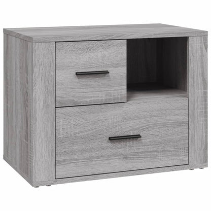 Comodino Grigio Sonoma 60x36x45 cm in Legno Multistrato - homemem39
