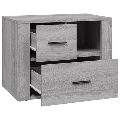 Comodino Grigio Sonoma 60x36x45 cm in Legno Multistrato - homemem39