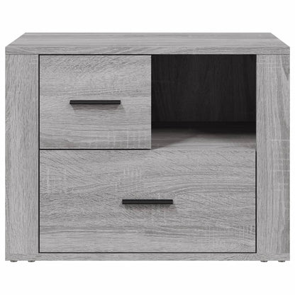 Comodino Grigio Sonoma 60x36x45 cm in Legno Multistrato - homemem39