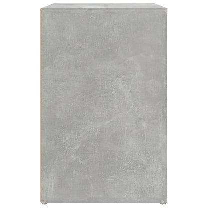 Scarpiera Grigio Cemento 130x35x54 cm in Legno Multistrato - homemem39