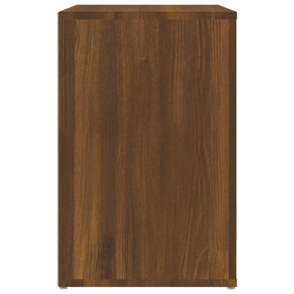 Scarpiera Rovere Marrone 130x35x54 cm in Legno Multistrato - homemem39