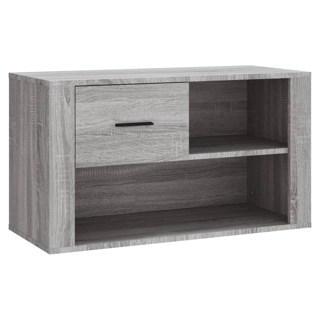 Scarpiera Grigio Sonoma 80x35x45 cm in Legno Multistrato - homemem39