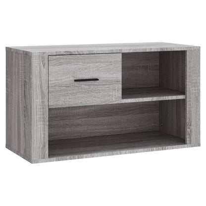 Scarpiera Grigio Sonoma 80x35x45 cm in Legno Multistrato - homemem39