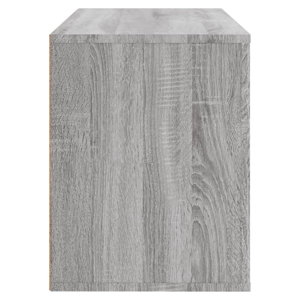 Scarpiera Grigio Sonoma 80x35x45 cm in Legno Multistrato - homemem39
