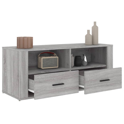 Mobile TV Grigio Sonoma 100x35x40 cm in Legno Multistrato - homemem39