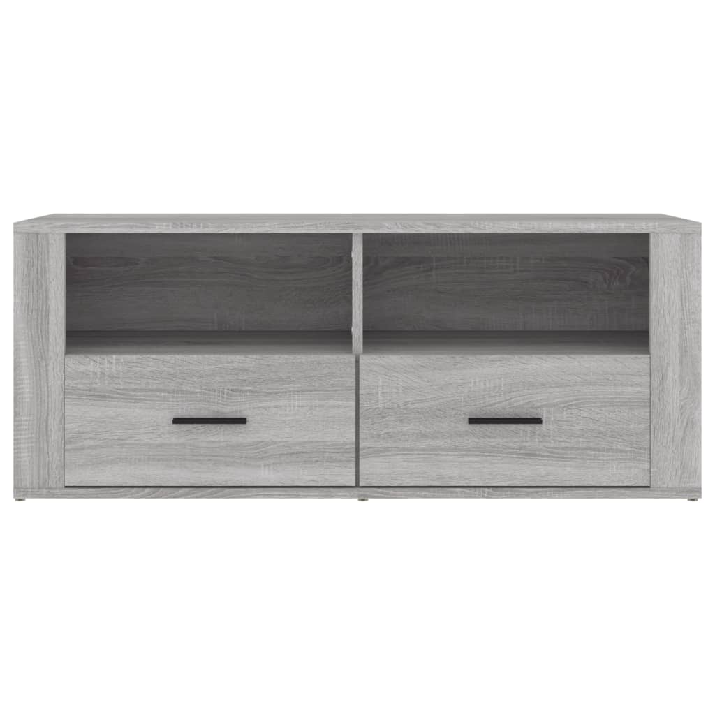 Mobile TV Grigio Sonoma 100x35x40 cm in Legno Multistrato - homemem39