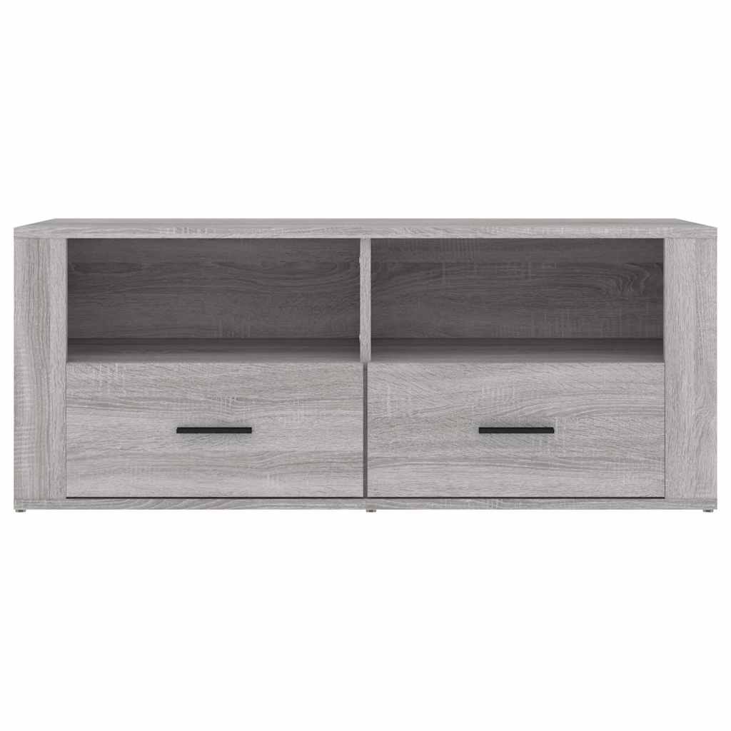 Mobile TV Grigio Sonoma 100x35x40 cm in Legno Multistrato