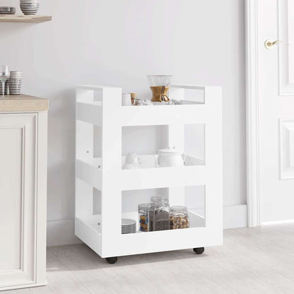 Carrello da Cucina 60x45x80 cm legno multistrato