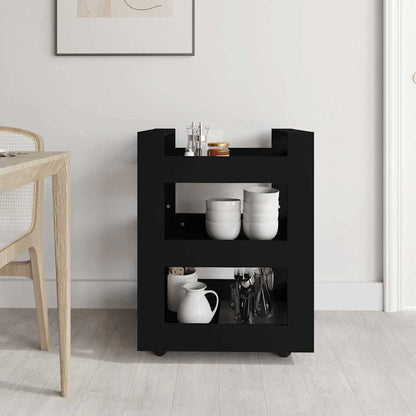 Carrello da Cucina 60x45x80 cm legno multistrato