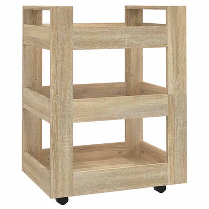 Carrello da Cucina 60x45x80 cm legno multistrato