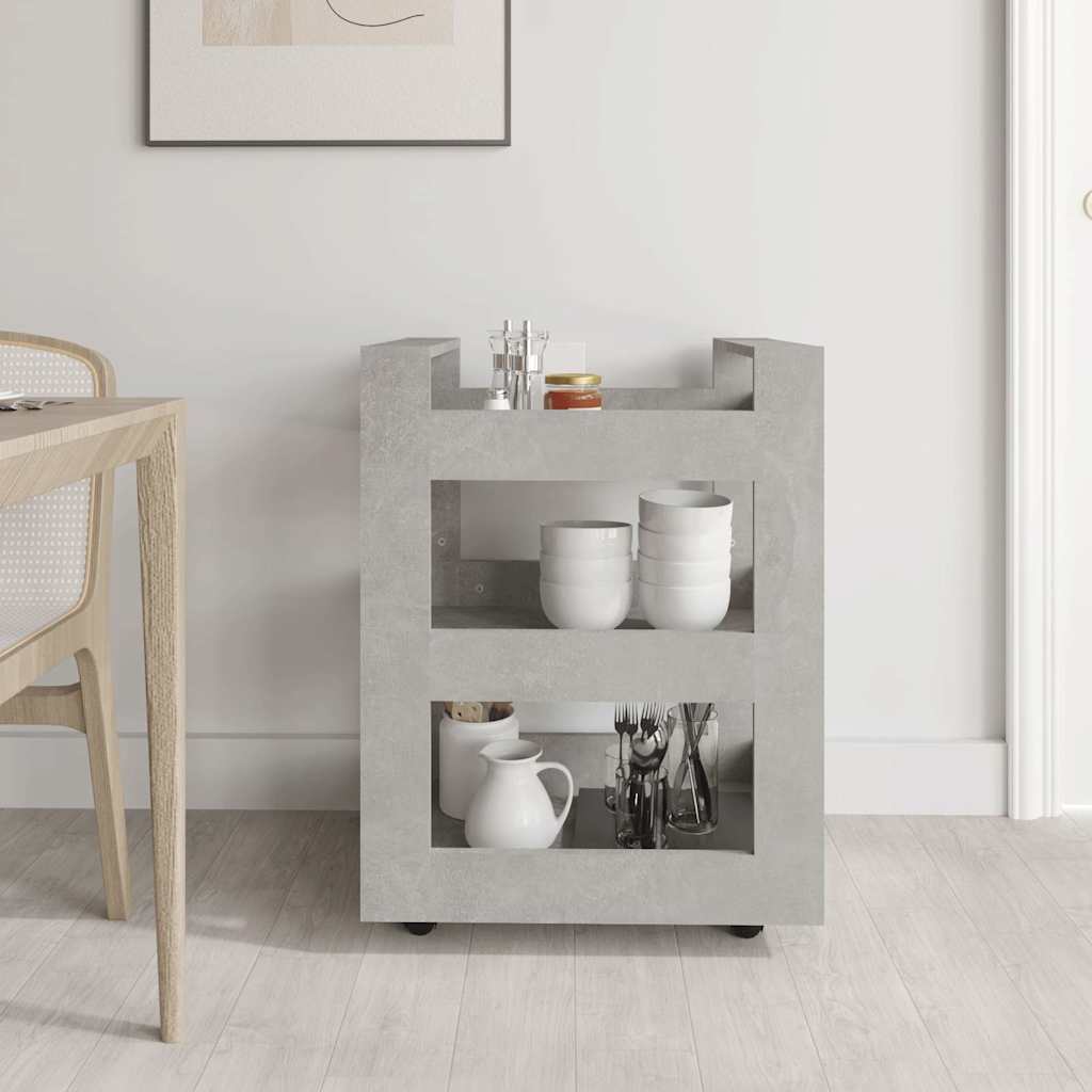 Carrello da Cucina 60x45x80 cm legno multistrato