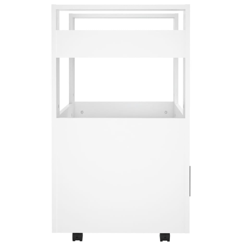 Carrello da Cucina Bianco 60x45x80 cm in Legno Multistrato - homemem39