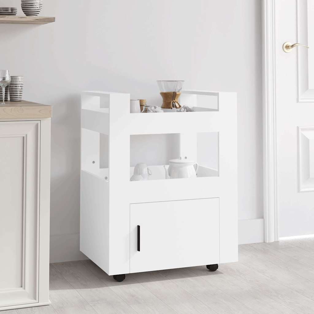 Carrello da Cucina 60x45x80 cm legno multistrato