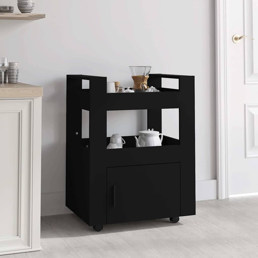 Carrello da Cucina 60x45x80 cm legno multistrato