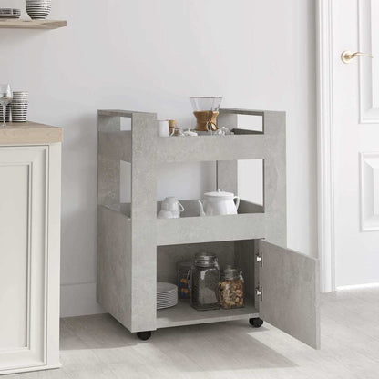 Carrello da Cucina 60x45x80 cm legno multistrato