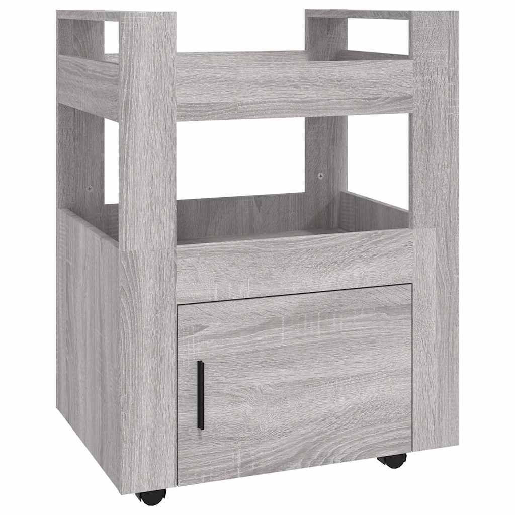 Carrello da Cucina 60x45x80 cm legno multistrato