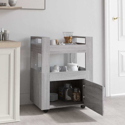 Carrello da Cucina 60x45x80 cm legno multistrato