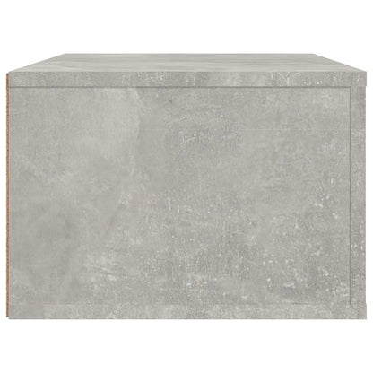 Mobile TV Pensile Grigio Cemento 80x36x25 cm Legno Multistrato