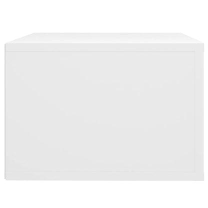 Comodino a Parete Bianco 50x36x25 cm - homemem39