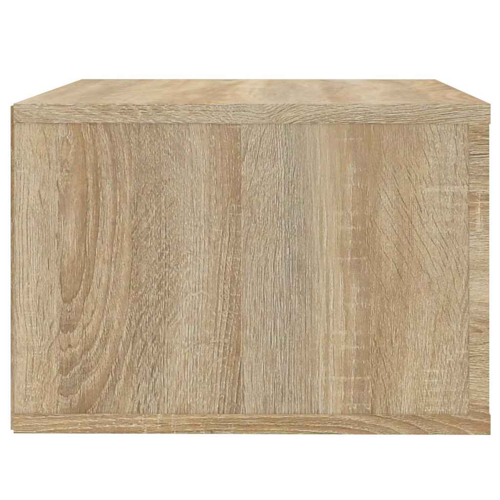 Comodini a Muro 2 pz Rovere Sonoma 50x36x25 cm