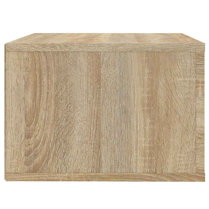 Comodini a Muro 2 pz Rovere Sonoma 50x36x25 cm