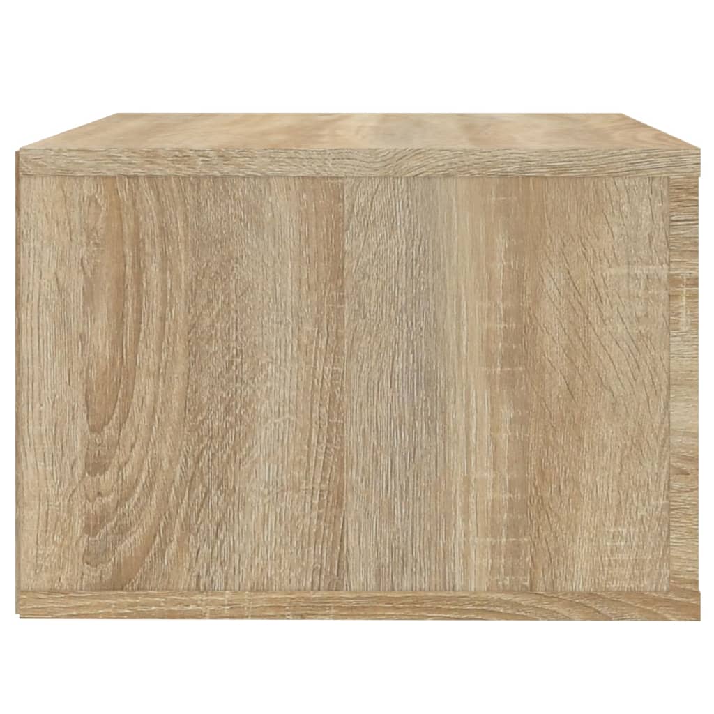 Comodini a Muro 2 pz Rovere Sonoma 50x36x25 cm