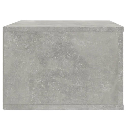 Comodino a Muro Grigio Cemento 50x36x25 cm - homemem39