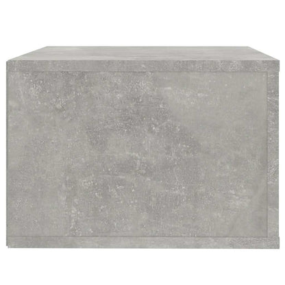 Comodini a Muro 2 pz Grigio Cemento 50x36x25 cm