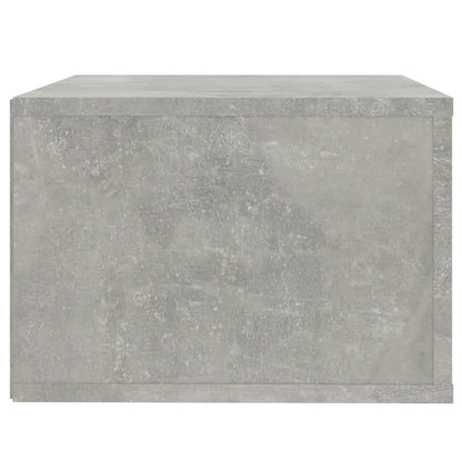 Comodini a Muro 2 pz Grigio Cemento 50x36x25 cm