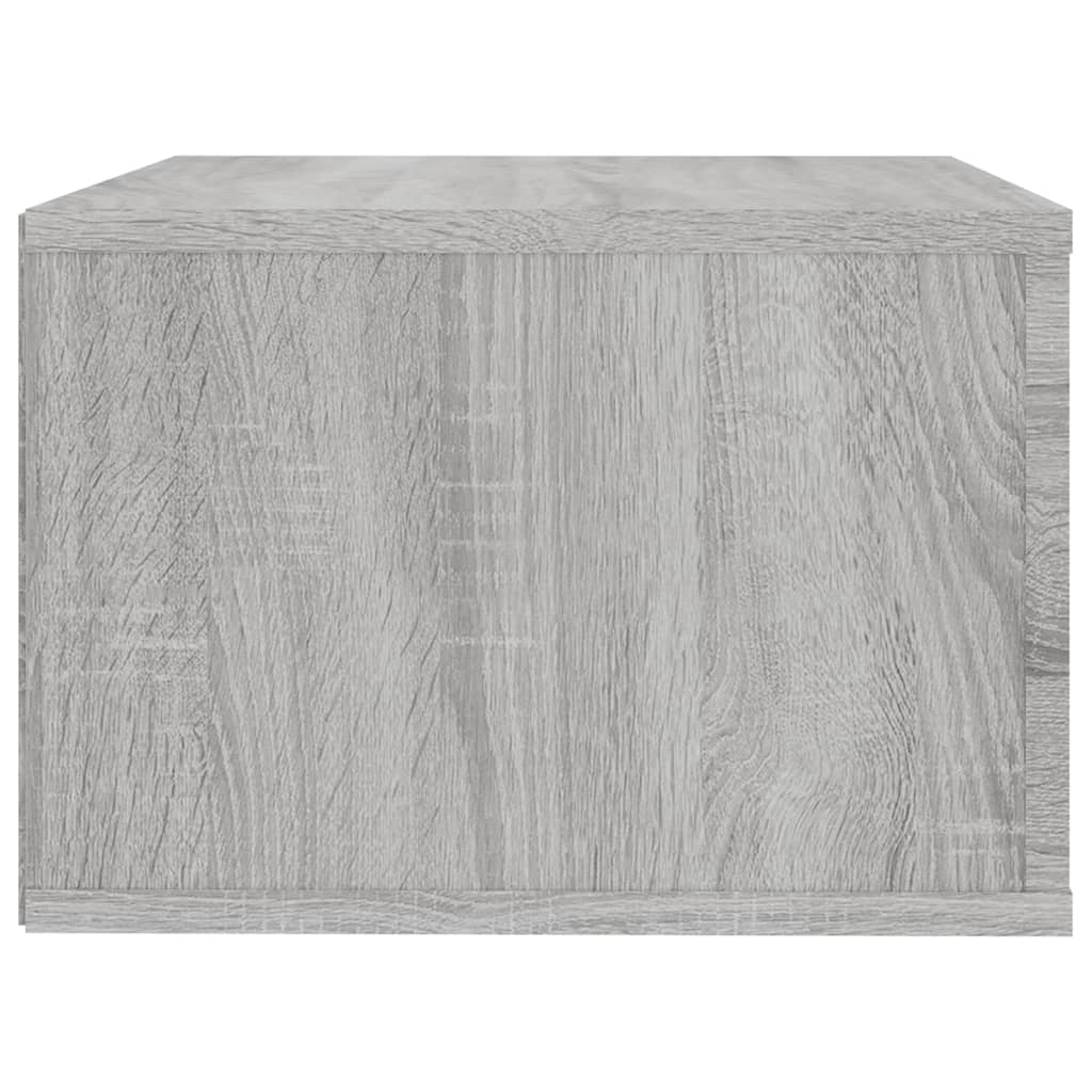 Comodino a Muro Grigio Sonoma 50x36x25 cm - homemem39