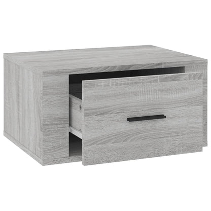 Comodini a Muro 2 pz Grigio Sonoma 50x36x25 cm - homemem39