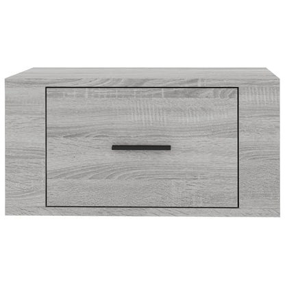 Comodini a Muro 2 pz Grigio Sonoma 50x36x25 cm - homemem39