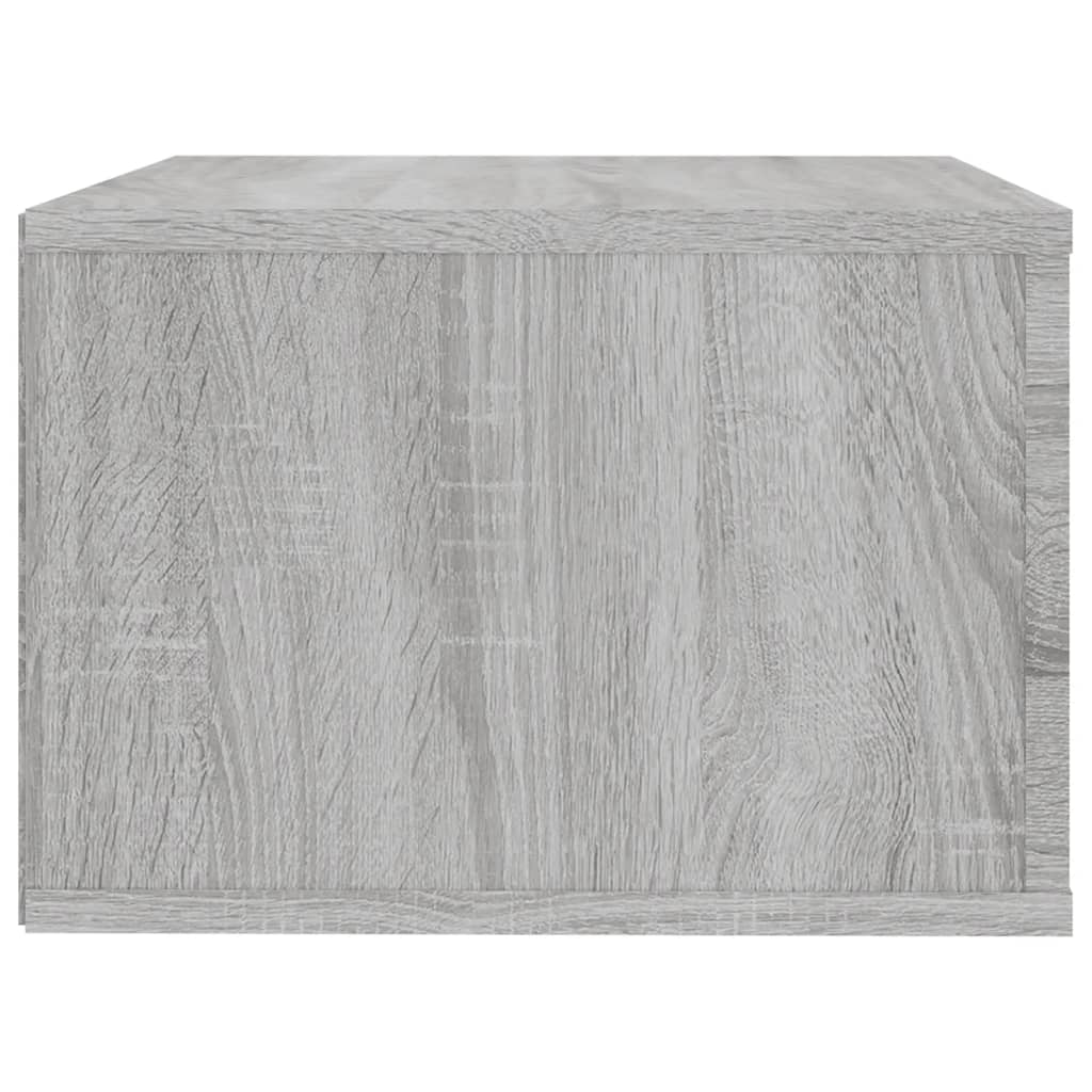 Comodini a Muro 2 pz Grigio Sonoma 50x36x25 cm
