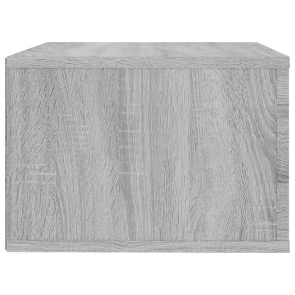 Comodini a Muro 2 pz Grigio Sonoma 50x36x25 cm