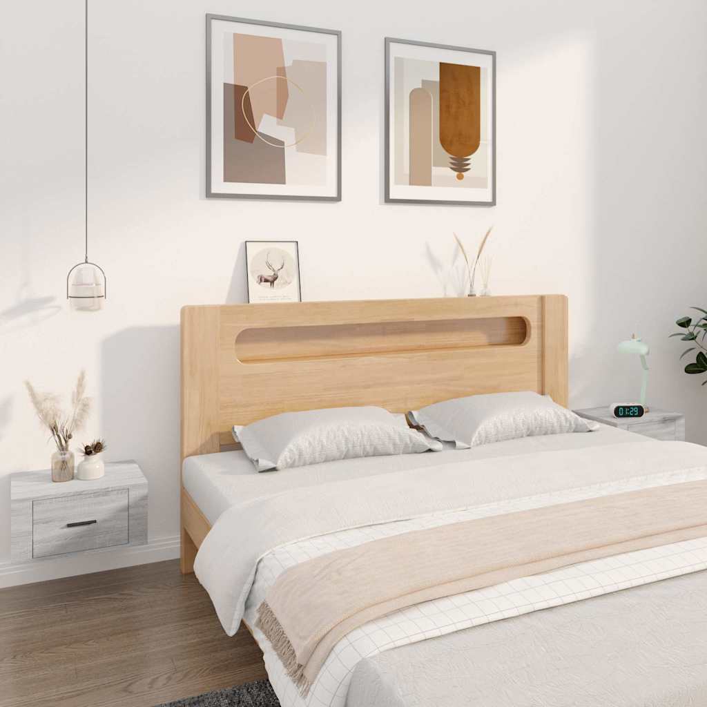 Comodini a Muro 2 pz Grigio Sonoma 50x36x25 cm