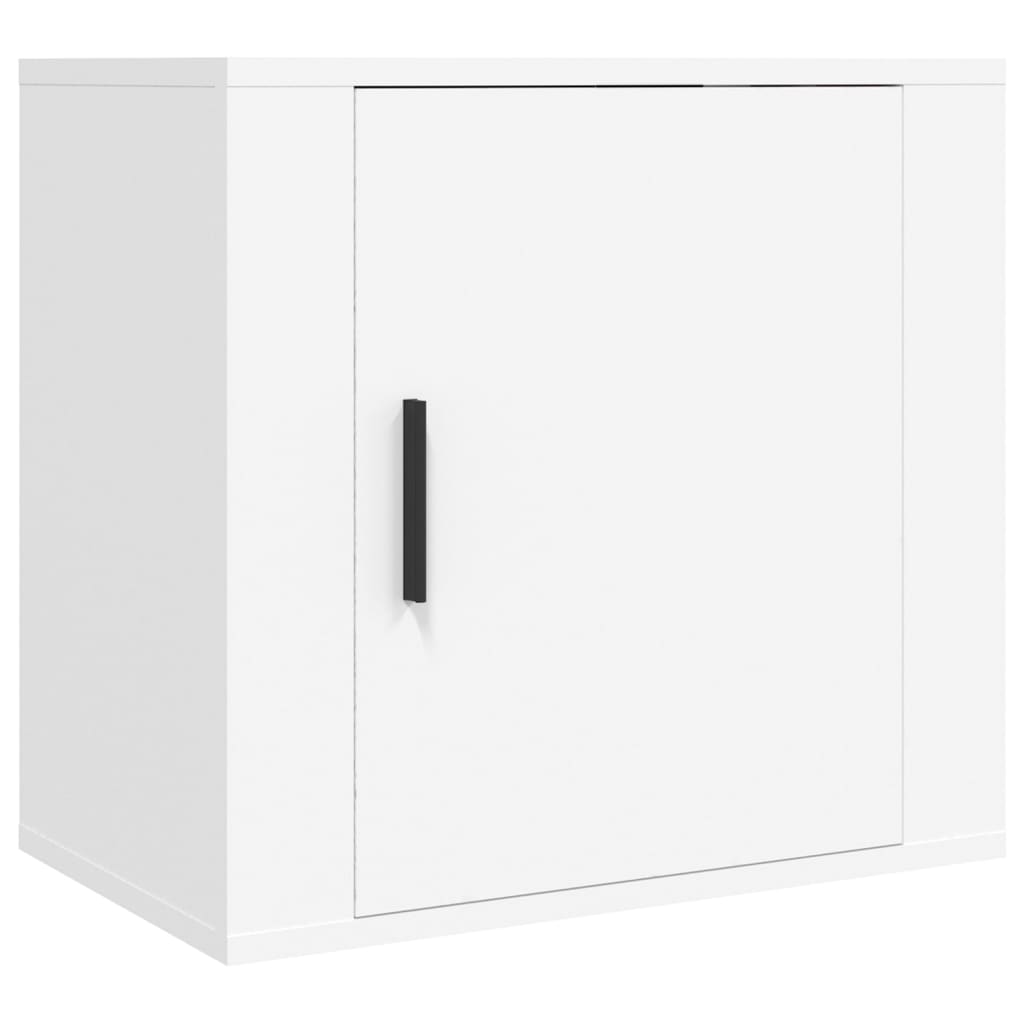 Comodini a Muro 2 pz Bianchi 50x36x47 cm - homemem39