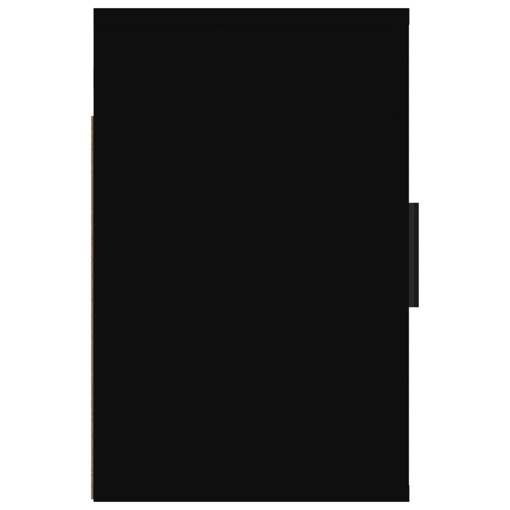 Comodini a Muro 2 pz Nero 50x30x47 cm - homemem39