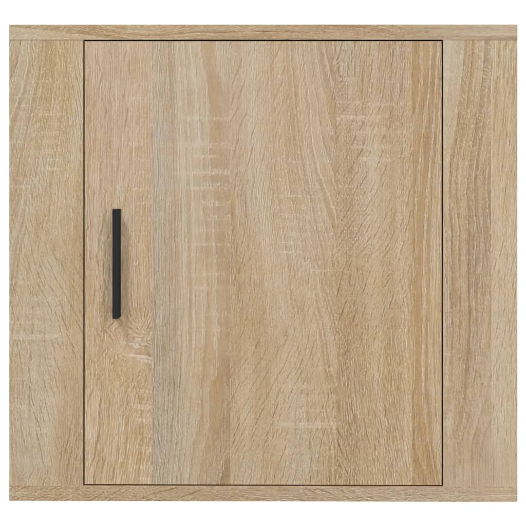 Comodini a Muro 2 pz Rovere Sonoma 50x30x47 cm - homemem39