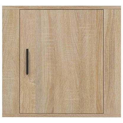 Comodini a Muro 2 pz Rovere Sonoma 50x30x47 cm - homemem39