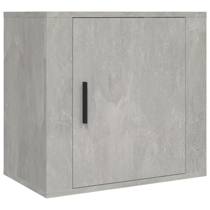 Comodino a Muro Grigio Cemento 50x30x47 cm - homemem39