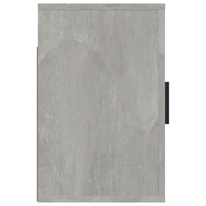 Comodino a Muro Grigio Cemento 50x30x47 cm - homemem39