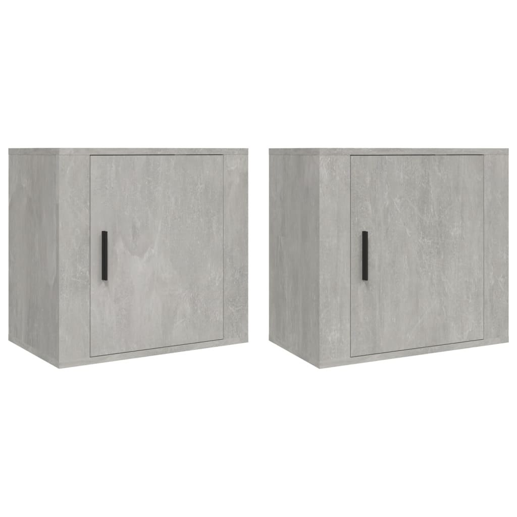 Comodini a Muro 2 pz Bianchi 50x30x47 cm - homemem39