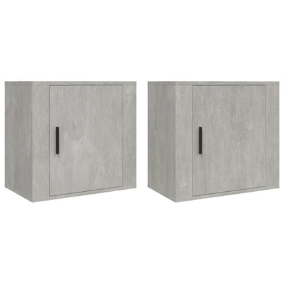 Comodini a Muro 2 pz Bianchi 50x30x47 cm - homemem39