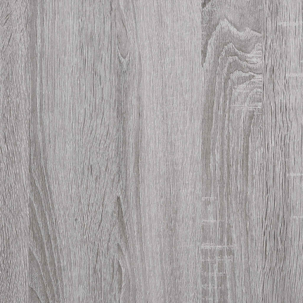 Comodino a Muro Grigio Sonoma 50x30x47 cm