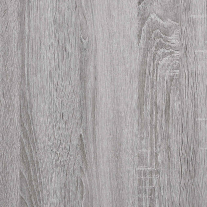 Comodino a Muro Grigio Sonoma 50x30x47 cm