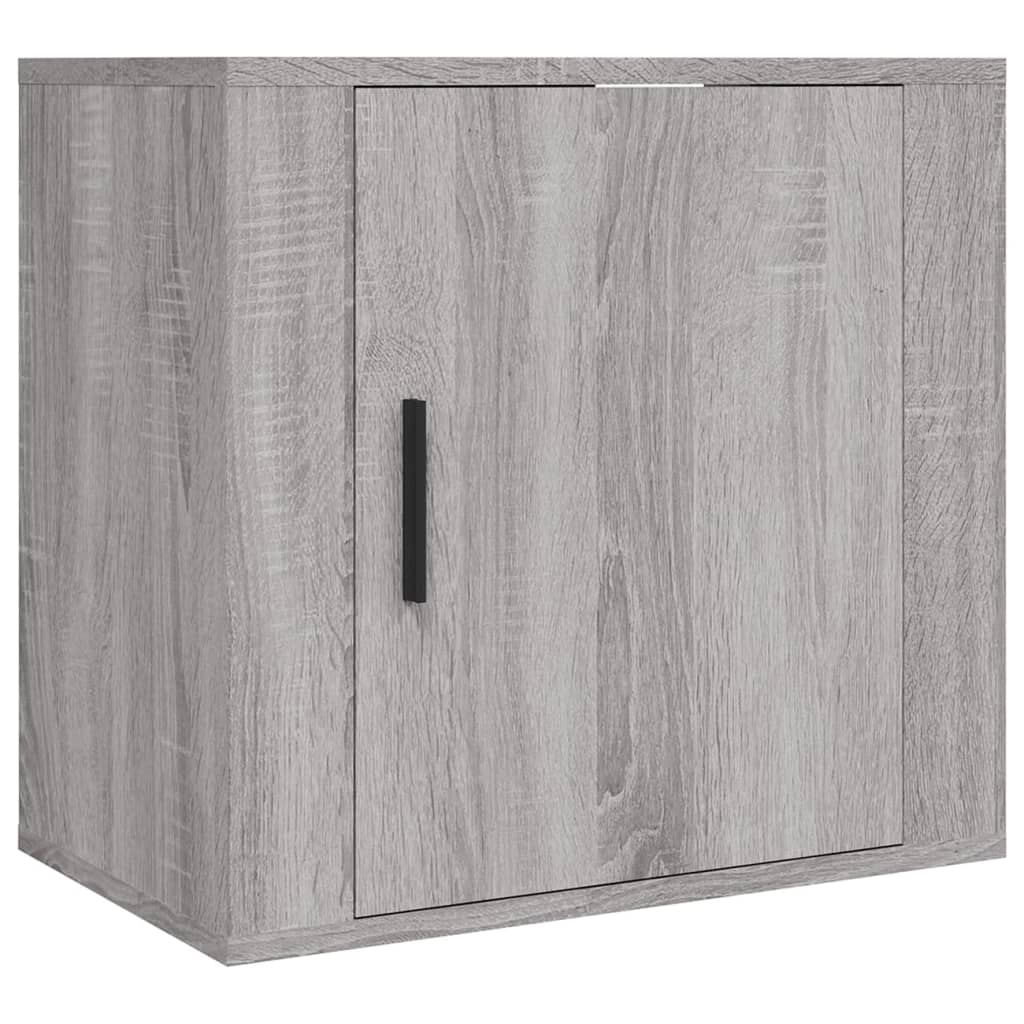 Comodini a Muro 2 pz Grigio Sonoma 50x30x47 cm - homemem39