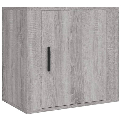 Comodini a Muro 2 pz Grigio Sonoma 50x30x47 cm - homemem39
