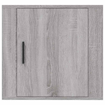 Comodini a Muro 2 pz Grigio Sonoma 50x30x47 cm