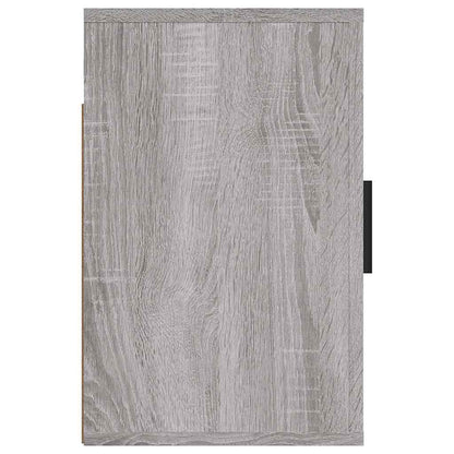 Comodini a Muro 2 pz Grigio Sonoma 50x30x47 cm